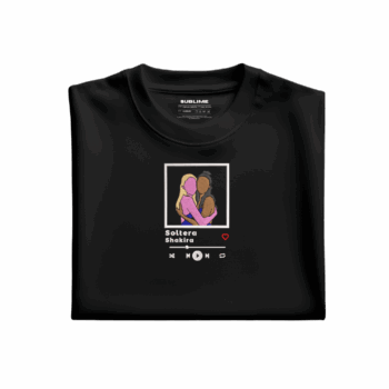 Camiseta Reproductor Spotify Negro Color