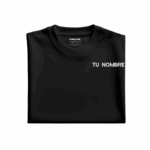 Camiseta Tu Nombre Negro