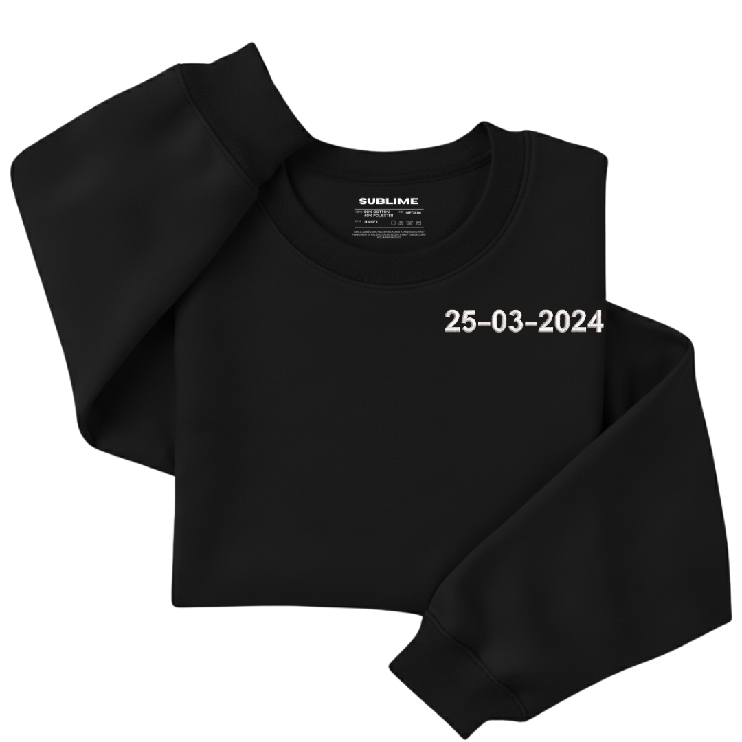 Sudadera Fecha Negra Arábigos