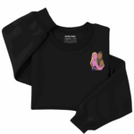 Sudadera Retrato Negra Color