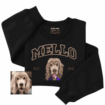 Sudadera Retrato Mascota College